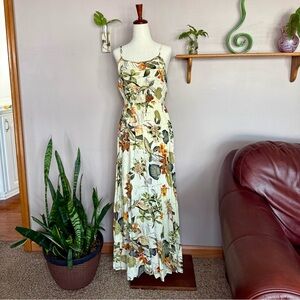 New w/o Tags Floral Botanical Maxi Dress - Women’s Size M